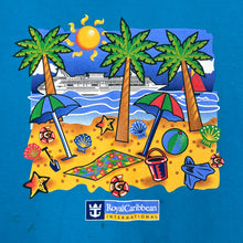 Load image into Gallery viewer, Vintage Royal Caribbean International Souvenir Tropical Cruise Single Stitch T-Shirt