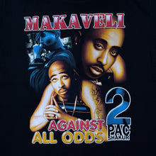 Load image into Gallery viewer, Early 00’s Tupac Shakur 2PAC Makaveli “Against All Odds” Rap Hip Hop T-Shirt