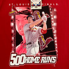 Load image into Gallery viewer, Vintage MLB (1999) ST LOUIS CARDINALS “500 Home Runs” Baseball T-Shirt
