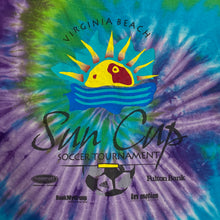 Load image into Gallery viewer, VIRGINIA BEACH "SUN CUP" Soccer Tournament Tie Dye T-Shirt