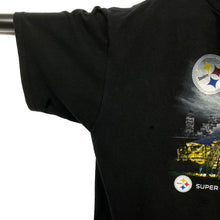 Load image into Gallery viewer, NFL (2010) SUPER BOWL XLV Packers Steelers Football Graphic T-Shirt