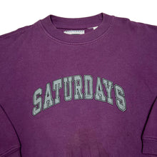 Load image into Gallery viewer, Vintage 90’s SATURDAYS “Explosive Styling” Spellout Graphic Crewneck Sweatshirt