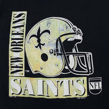 Load image into Gallery viewer, Stedman (1990) NFL NEW ORLEANS SAINTS Football Graphic Single Stitch T-Shirt
