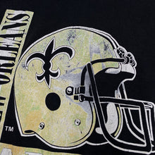 Load image into Gallery viewer, Stedman (1990) NFL NEW ORLEANS SAINTS Football Graphic Single Stitch T-Shirt