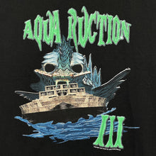 Load image into Gallery viewer, AQUA RUCTION III Heavy Metal Music Band Festival Graphic Spellout T-Shirt