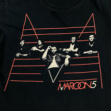 Load image into Gallery viewer, MAROON 5 “Tour 2011” Graphic Spellout Pop Rock Band T-Shirt