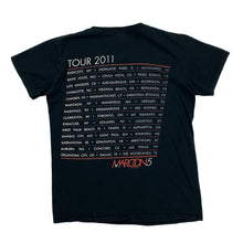 Load image into Gallery viewer, MAROON 5 “Tour 2011” Graphic Spellout Pop Rock Band T-Shirt