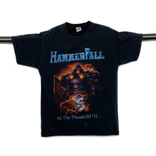 Load image into Gallery viewer, HAMMERFALL “Festivals 2007” Graphic Spellout Power Heavy Metal Band T-Shirt