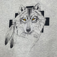 Load image into Gallery viewer, GILDAN Wolf Native American Animal Nature Graphic T-Shirt