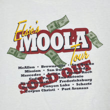 Load image into Gallery viewer, ELSIE’S MOOLA TOUR “Sold Out” Borden Souvenir Spellout Graphic T-Shirt