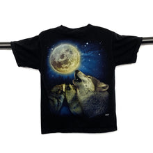 Load image into Gallery viewer, WILD Howling Wolf Full Moon Animal Wildlife Graphic T-Shirt