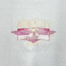 Load image into Gallery viewer, MIDNIGHT SUN “Alaska” Souvenir Spellout Single Stitch T-Shirt