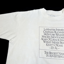 Load image into Gallery viewer, THE BIGGEST NAME IN ADVERTISING Promo Spellout Graphic Single Stitch T-Shirt