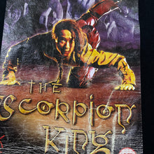 Load image into Gallery viewer, THE SCORPION KING Martial Arts Movie DVD Promo Spellout Graphic T-Shirt