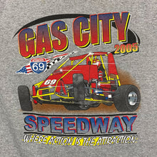 Load image into Gallery viewer, GAS CITY SPEEDWAY (2005) "Where Action Is The Attraction" T-Shirt