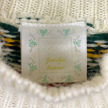 Load image into Gallery viewer, CHELSEA GIRL Rose Patterned Acrylic Wool Knit Sweater