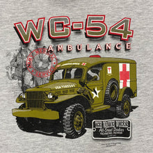 Load image into Gallery viewer, Jerzees (2000) WC-54 AMBULANCE “Army Medical Service” Military Graphic T-Shirt
