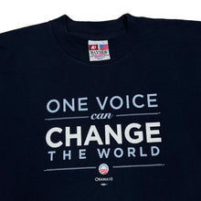 Load image into Gallery viewer, Bayside OBAMA (2008) “One Voice Can Change The World” Political Souvenir T-Shirt