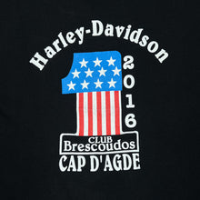 Load image into Gallery viewer, BRESCOUDOS “28th Bike Week” Harley Davidson Biker Souvenir Spellout Graphic T-Shirt
