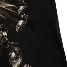 Load image into Gallery viewer, WILD Native American Skull Biker Graphic T-Shirt