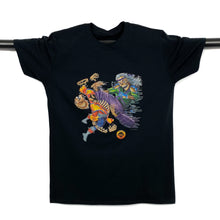 Load image into Gallery viewer, BONE MAN (2001) Skeleton Gothic Kung Fu Martial Arts Skull Cartoon T-Shirt