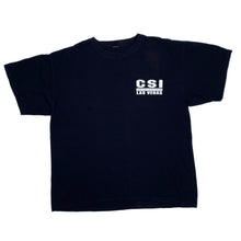 Load image into Gallery viewer, CSI LAS VEGAS “Crime Scene Investigation” Novelty Souvenir Spellout Graphic T-Shirt