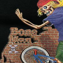 Load image into Gallery viewer, BONE MAN (2001) Skeleton BMX Extreme Sports Cartoon Graphic T-Shirt