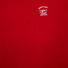 Load image into Gallery viewer, Jerzees NORTH EAST WATER FESTIVAL Spellout Graphic Single Stitch T-Shirt