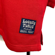 Load image into Gallery viewer, LOONEY TUNES (2001) “Varsity All Star League” Tweety Embroidered V-Neck Sweatshirt