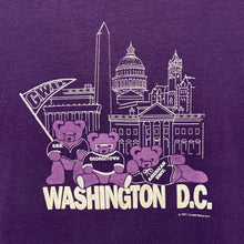 Load image into Gallery viewer, Screen Stars WASHINGTON D.C. (1991) “G.W.U” Souvenir Graphic Single Stitch T-Shirt