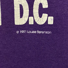 Load image into Gallery viewer, Screen Stars WASHINGTON D.C. (1991) “G.W.U” Souvenir Graphic Single Stitch T-Shirt