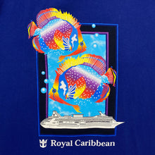 Load image into Gallery viewer, ROYAL CARIBBEAN Fish Cruise Liner Graphic Souvenir Spellout T-Shirt