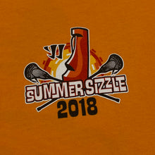 Load image into Gallery viewer, SUMMER SIZZLE “Lacrosse Tournament” Sports Souvenir Spellout Graphic T-Shirt