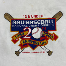 Load image into Gallery viewer, AAU BASEBALL (2003) “National Championships” School College Graphic T-Shirt