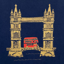 Load image into Gallery viewer, Screen Stars LONDON Tower Bridge Bus Souvenir Graphic Single Stitch T-Shirt