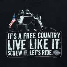 Load image into Gallery viewer, HARLEY DAVIDSON (2009) “Red River” Wichita Falls Texas Biker Spellout Graphic T-Shirt