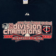 Load image into Gallery viewer, MLB (2006) MINNESOTA TWINS “Division Champions” Baseball Graphic T-Shirt