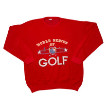 Load image into Gallery viewer, WORLD SERIES OF GOLF Graphic Spellout Crewneck Sweatshirt