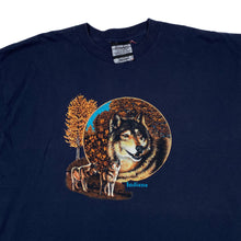 Load image into Gallery viewer, INDIANA Wolf Animal Nature Wildlife Souvenir Graphic T-Shirt
