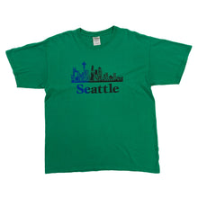 Load image into Gallery viewer, SEATTLE Skyline Souvenir Spellout Graphic T-Shirt
