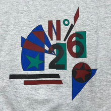Load image into Gallery viewer, NO.26 Abstract Art Graphic Colour Block Striped Crewneck Sweatshirt