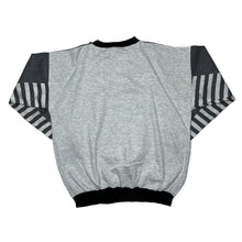 Load image into Gallery viewer, NO.26 Abstract Art Graphic Colour Block Striped Crewneck Sweatshirt