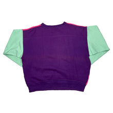 Load image into Gallery viewer, LYCEE MIXTE “We’ll Never Make You Blue” Colour Block Crewneck Sweatshirt
