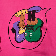 Load image into Gallery viewer, Cartoon Vibrant Shoe Speech Bubble Graphic Crewneck Sweatshirt