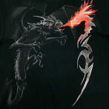 Load image into Gallery viewer, SPIRAL Gothic Fantasy Tribal Dragon Graphic T-Shirt