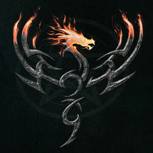 Load image into Gallery viewer, SPIRAL Gothic Fantasy Tribal Dragon Graphic T-Shirt