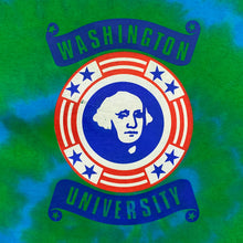 Load image into Gallery viewer, Hanes WASHINGTON UNIVERSITY College Graphic Spellout Tie Dye T-Shirt