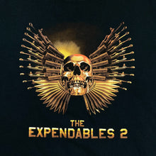 Load image into Gallery viewer, THE EXPENDABLES 2 Graphic Spellout Movie Promo T-Shirt