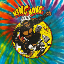 Load image into Gallery viewer, Hanes KING KONG (1975) Cartoon Graphic Spellout Tie Dye T-Shirt