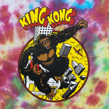 Load image into Gallery viewer, Hanes KING KONG (1975) Cartoon Graphic Spellout Tie Dye T-Shirt